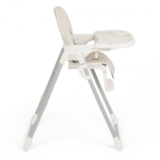 Ickle Bubba Switch Multi Function Highchair + Beige Feeding Set, Pearl Grey