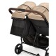 Ickle Bubba Venus Prime Double Stroller, Biscuit