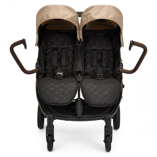 Ickle Bubba Venus Prime Double Stroller, Biscuit