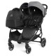 Ickle Bubba Venus Prime Double Stroller, Grey