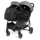 Ickle Bubba Venus Prime Double Stroller, Grey