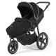 Ickle Bubba Venus Prime Jogger Stroller i-Size Travel System Bundle with Isofix Base, Black