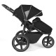 Ickle Bubba Venus Prime Jogger Stroller & Newborn Cocoon Bundle, Black