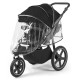 Ickle Bubba Venus Prime Jogger Stroller & Newborn Cocoon Bundle, Black