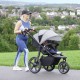 Ickle Bubba Venus Prime Jogger Stroller i-Size Travel System Bundle with Isofix Base, Space Grey