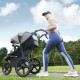 Ickle Bubba Venus Max Jogger Stroller Bundle, Space Grey