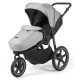 Ickle Bubba Venus Prime Jogger Stroller i-Size Travel System Bundle with Isofix Base, Space Grey