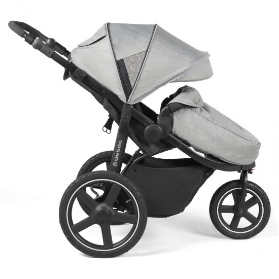 Ickle Bubba Venus Max Jogger Stroller i-Size Travel System Bundle with Isofix Base, Space Grey