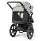 Ickle Bubba Venus Prime Jogger Stroller i-Size Travel System Bundle with Isofix Base, Space Grey