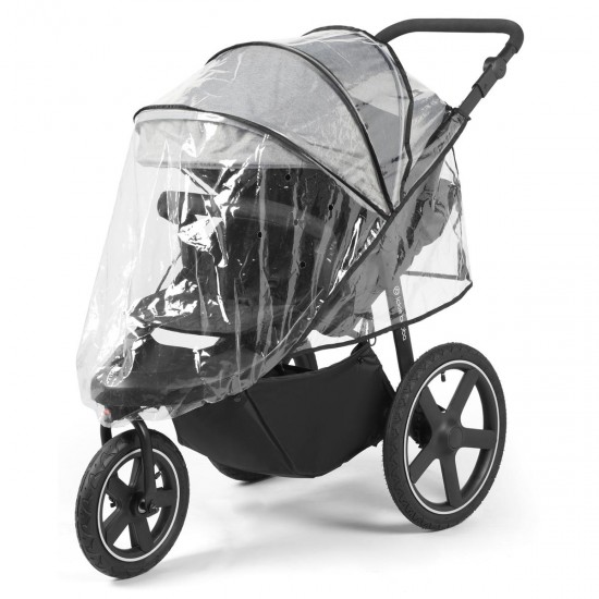 Ickle Bubba Venus Prime Jogger Stroller & Newborn Cocoon Bundle, Space Grey