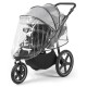 Ickle Bubba Venus Prime Jogger Stroller i-Size Travel System Bundle with Isofix Base, Space Grey