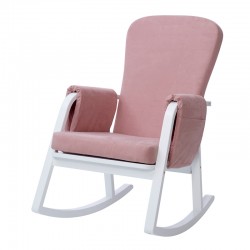 Ickle Bubba Dursley Rocking Chair, Blush Pink