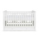 Ickle Bubba Snowdon Classic Sleigh Cot Bed, White