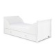 Ickle Bubba Snowdon Classic Sleigh 2 Piece Room Set with Mattress, White