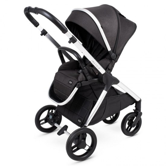 Insevio Dolphin 3 in 1 Travel System + Joie Gemm & Isofix Base, Black Pearl