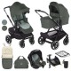 Jane Crosslight-3 + Sweet + Koos iSize, 10 Piece Travel System Bundle, Botanic