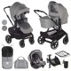 Jane Crosslight-3 + Sweet + Koos iSize, 10 Piece Travel System Bundle, Dim Grey