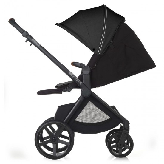 Jane Muum 4 + Sweet 2 in 1 Pram, Cold Black