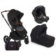 Jane Muum 4 + Sweet + Koos iSize 3 in 1 Travel System, Cold Black