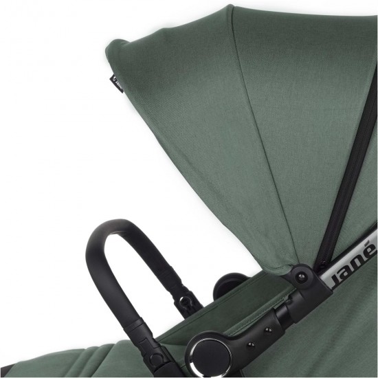 Jane Ruler Pushchair + Smart Carrycot Bundle, Botanic