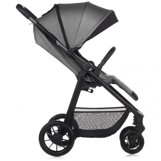 Jane Ruler Pushchair + Smart Carrycot Bundle, Dim Grey