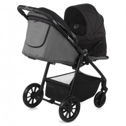 Jane Ruler Pushchair + Smart Carrycot Bundle, Dim Grey