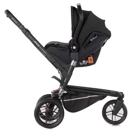 Jane Trider + Sweet + Koos iSize, 10 Piece Travel System Bundle, Cold Black