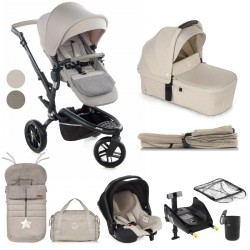 Jane Trider + Sweet + Koos iSize, 10 Piece Travel System Bundle, Sand