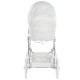 Junama Dolce Dolls Pram, White Silver