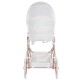 Junama Dolce Dolls Pram, White Rose Gold