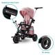 Kinderkraft EASYTWIST 5 in 1 Trike, Mauvelous Pink