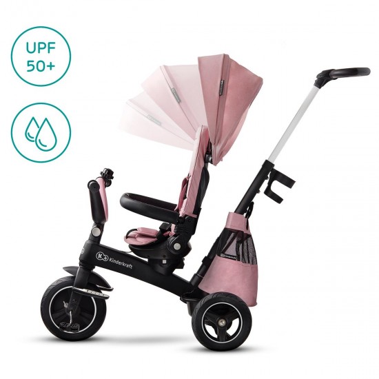 Kinderkraft EASYTWIST 5 in 1 Trike, Mauvelous Pink