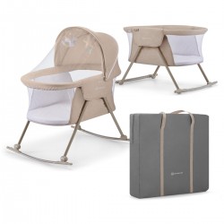 Kinderkraft LOVI 3-in-1 Rocker Crib, Beige