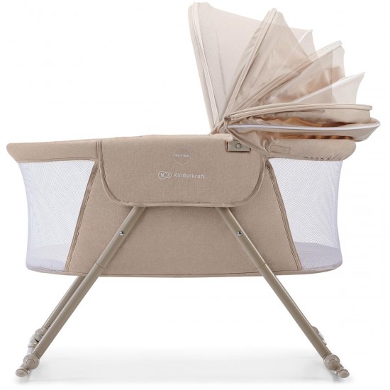 Kinderkraft LOVI 3-in-1 Rocker Crib, Beige