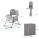 Kinderkraft LOVI 3-in-1 Rocker Crib, Grey