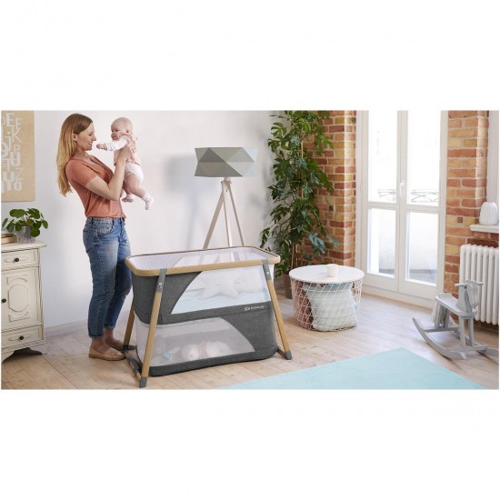 Kinderkraft SOFI Travel Cot, Grey