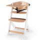 Kinderkraft ENOCK Highchair, White/Natural