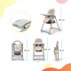 Kinderkraft LASTREE Highchair, Grey