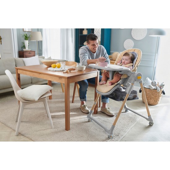 Kinderkraft LASTREE Highchair, Wood