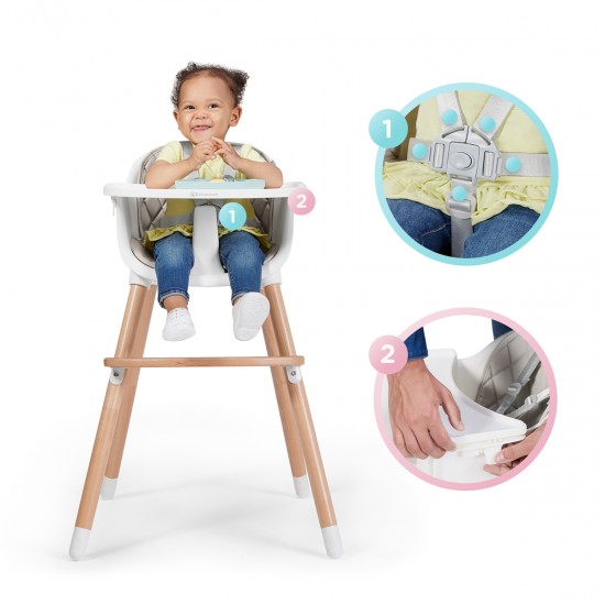 Kinderkraft SIENNA Highchair, Grey