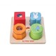 Le Toy Van Petilou 4 Piece Sensory Tray Set