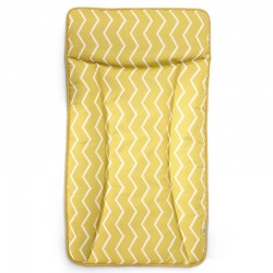 Mamas & Papas Essentials Changing Mattress, Mustard Chevron