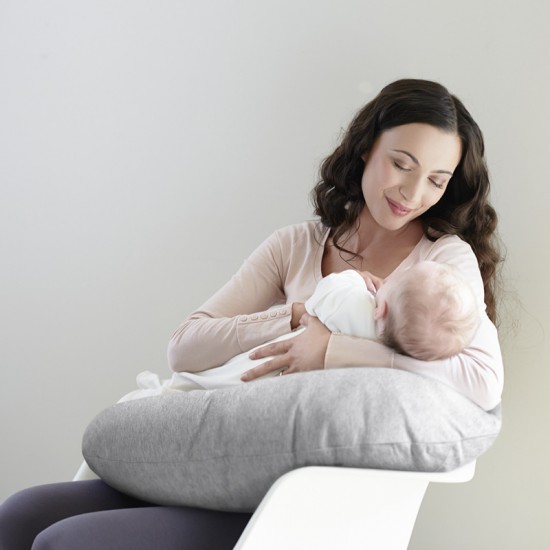 Mamas & Papas Nursing Pillow, Grey Marl