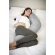 Mamas & Papas Pregnancy & Nursing Pillow, Grey Marl