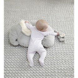 Mamas & Papas Tummy Time Snugglerug - Elephant & Baby