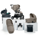 Mamas & Papas Flip XT3 8 Piece Aton B2 Isofix Travel System Bundle, Fawn