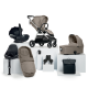 Mamas & Papas Flip XT3 8 Piece Cloud T Isofix Travel System Bundle, Fawn