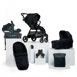 Mamas & Papas Flip XT3 8 Piece Aton B2 Isofix Travel System Bundle, Ink