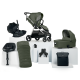 Mamas & Papas Flip XT3 8 Piece Cloud G Isofix Travel System Bundle, Juniper