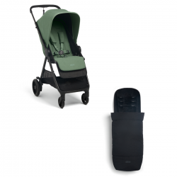 Mamas & Papas Libro Stroller + Footmuff Bundle, Bay Green